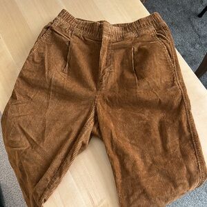 GAP Brown Wide Leg Corduroy Jumpsuit